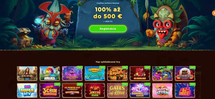 Bonus za registraciu bez vkladu